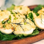 Jajka faszerowane ze szczypiorkiem i majonezem